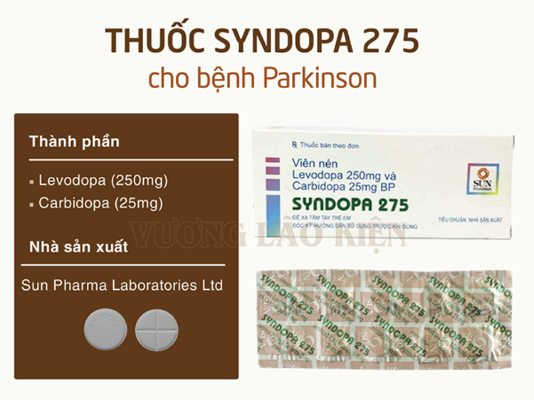 Syndopa 275 - Thuốc điều trị Parkinson được sử dụng phổ biến tại nước ta